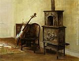 Interieur Med En Cello by Carl Vilhelm Holsoe